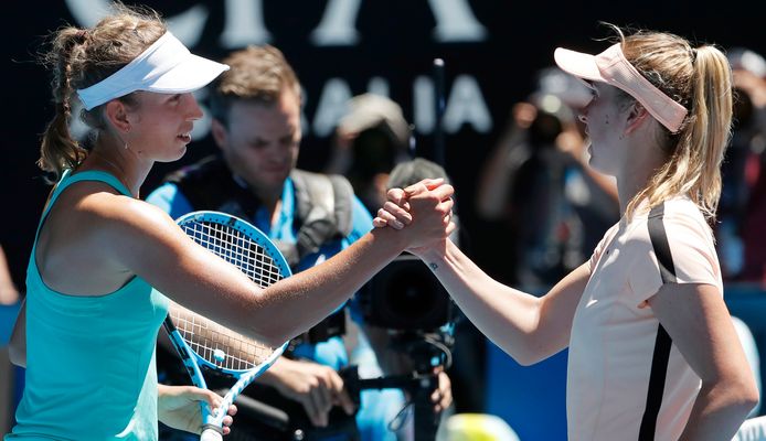 Elise Mertens en Elina Svitolina