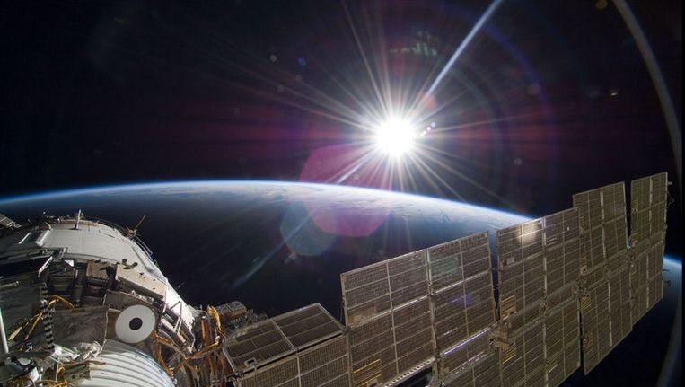 Foto gemaakt op 22 november vanaf het Russische gedeelte van het Internationaal Ruimtestation ISS. Beeld NASA