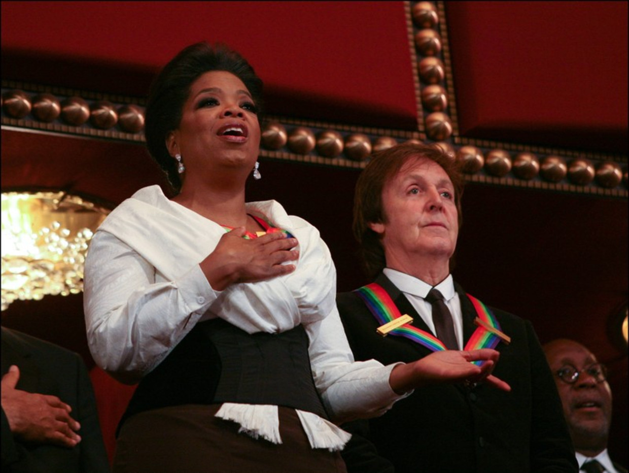 Kennedy Center Awards voor Paul McCartney en Oprah Winfrey De