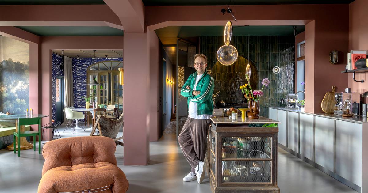 Huis van interieurstylist Theo-Bert Pot is bonte mix van materialen en ...