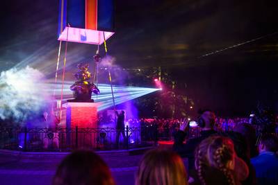 Carnavalsmonument De Haaykaanter: heilige graal en waakvlam van het Raamsdonkse carnaval