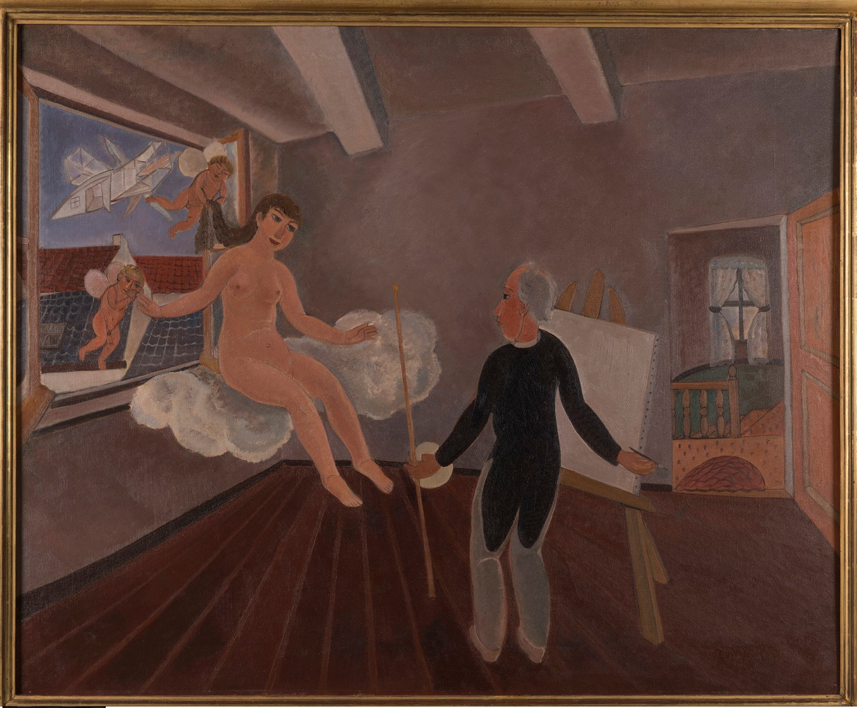 Edgard Tytgat, Inspiratie, 1926, The Poebus Foundation, Antwerpen. Beeld RV