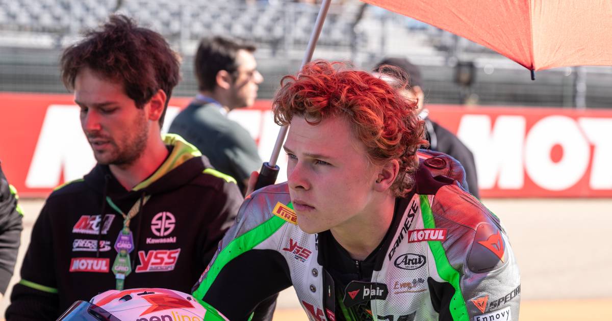 Wereldtitel blijft voor motorcoureur Loris Veneman buiten bereik