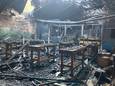 De schade na de brand is aanzienlijk.