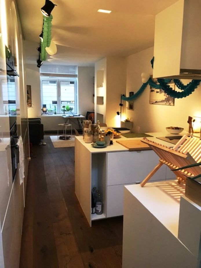 Het appartement waar vluchtelingen terecht kunnen