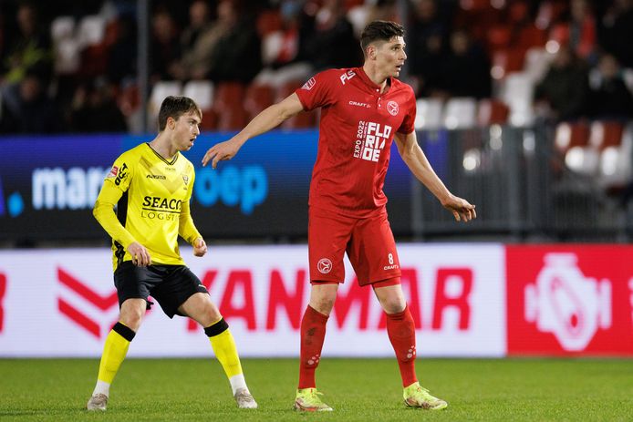 Danny Post (r) beleefde een ongelukkige avond.