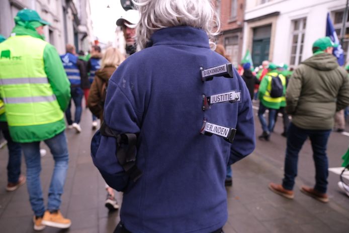 Politiebetoging Brussel.