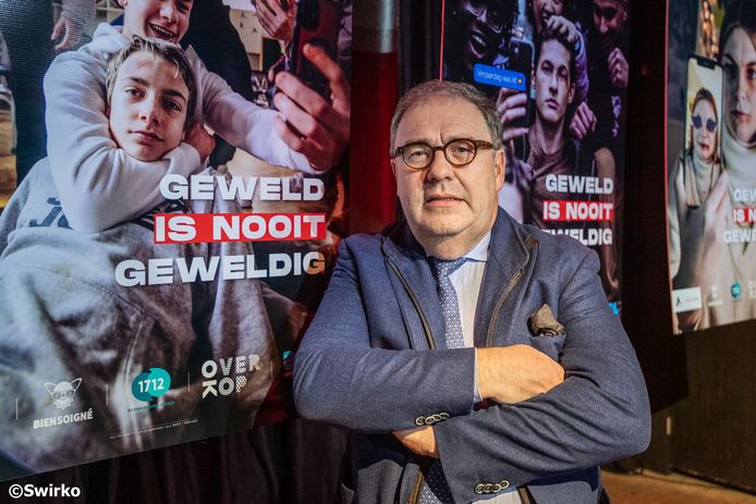 'Geweld is nooit geweldig'-campagne in Aalst.