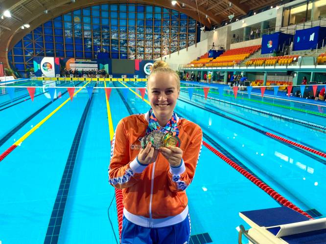 Tweemaal goud, drie keer zilver: succesvolle week voor paralympisch zwemster Lisa Kruger uit Harderwijk