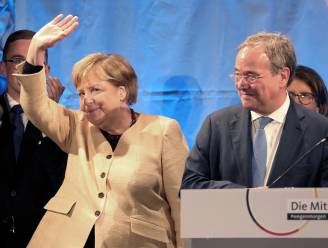 Merkel roept Duitsers op om te kiezen voor Laschet