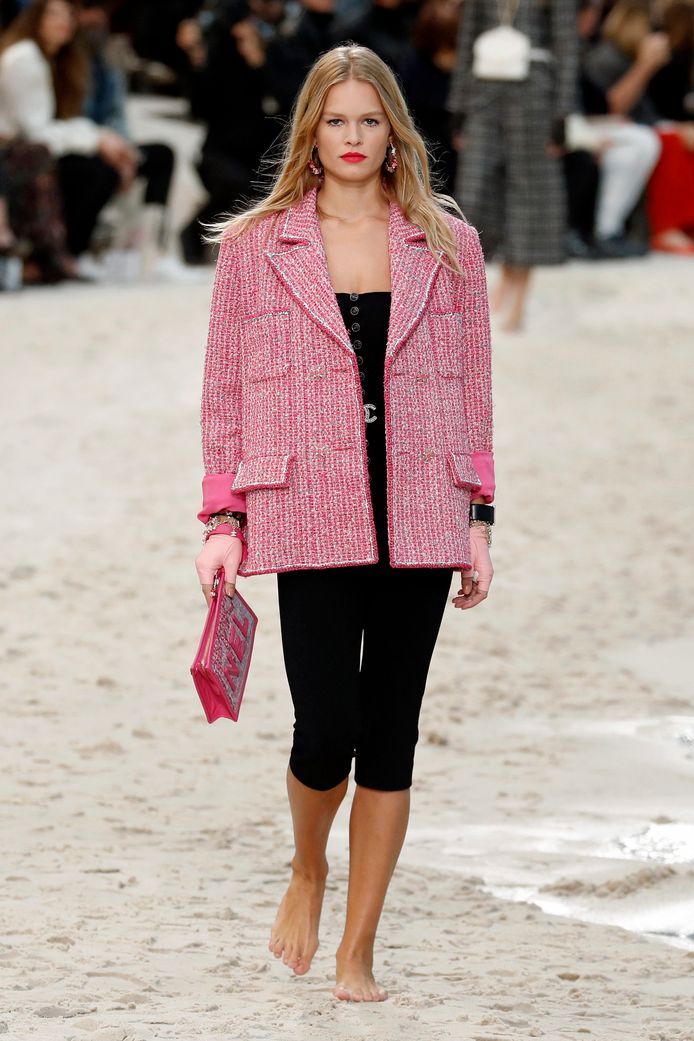 Chanel-show tijdens Paris Fashion Week.