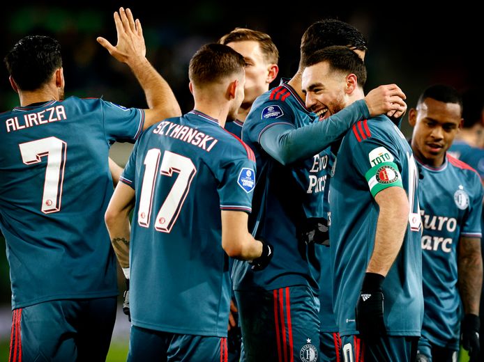 Feyenoord boekte een eenvoudige zege in Groningen.