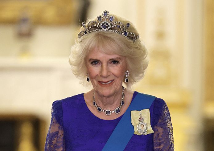 De Britse koningin, Camilla.