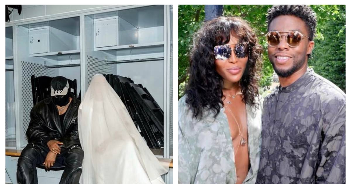 Celebrità 24 ore su 24, 7 giorni su 7.  Kim Kardashian nel backstage con Kanye e Naomi Campbell rende omaggio a Chadwick Boseman |  spettacolo