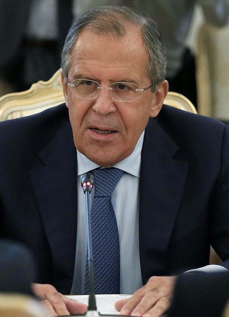 De Russische minister van Buitenlandse Zaken Sergei Lavrov. Beeld anp