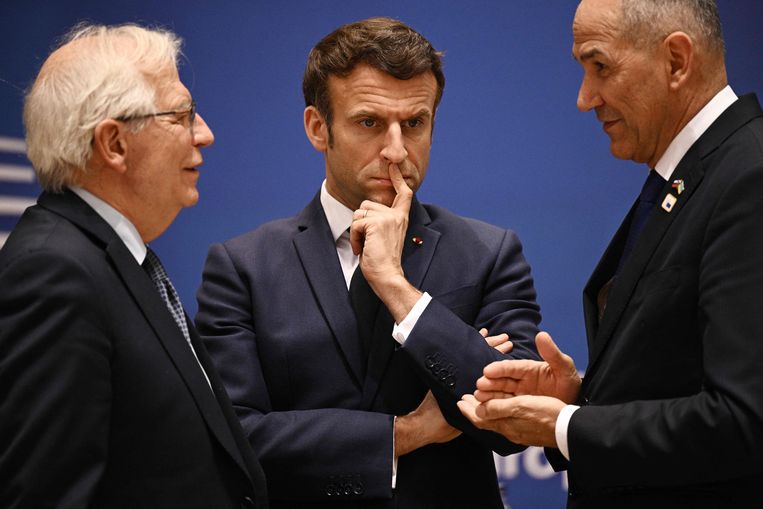 Frans president Emmanuel Macron. Beeld AFP