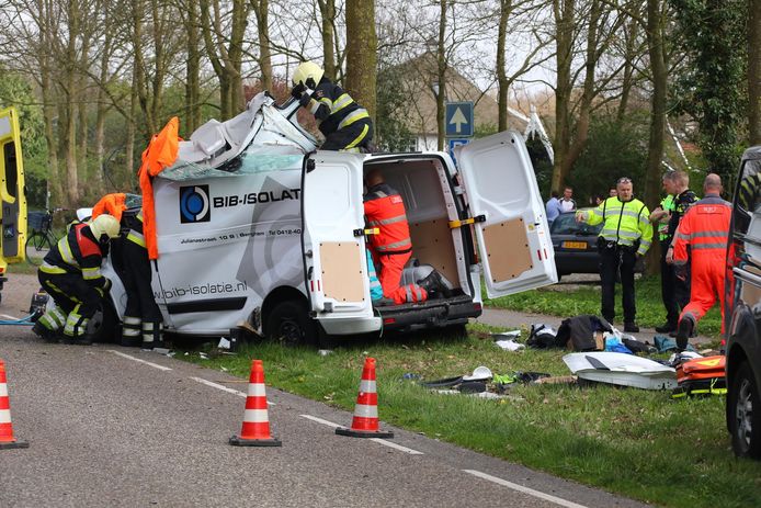 Ernstig ongeluk op de Berghemseweg in Herpen.