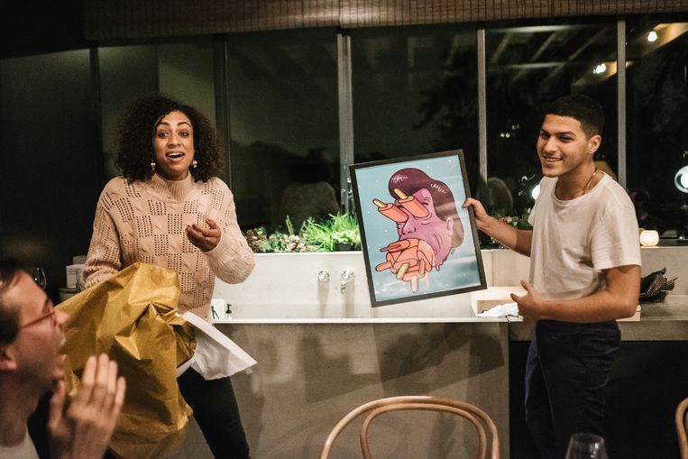 Een 'schilderij' voor Faisal Chatar: 