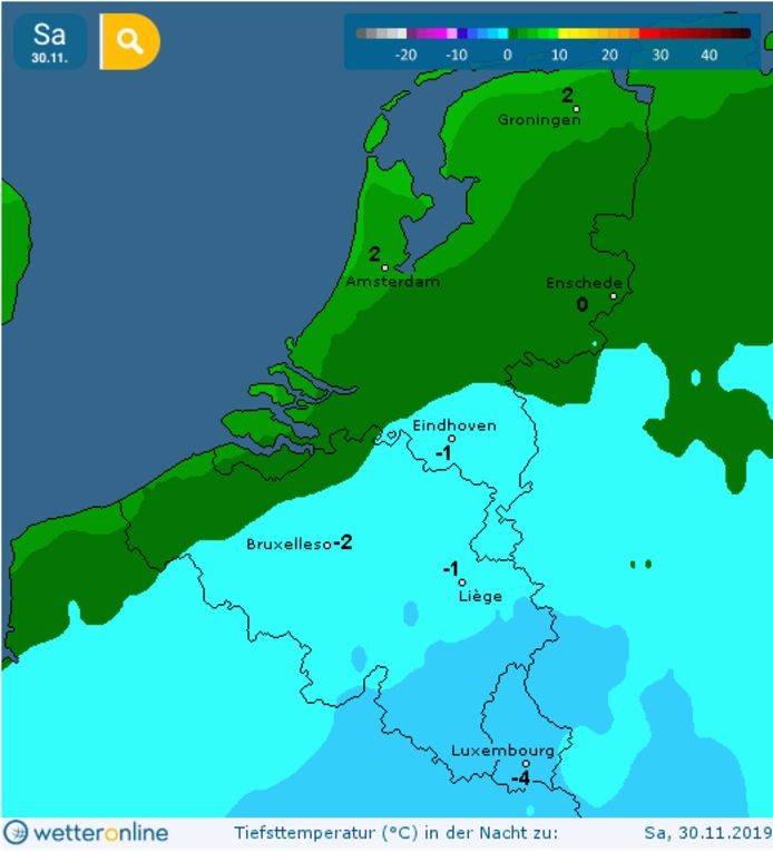 Komend weekend toenemende kans op vrieskou in de ochtend.