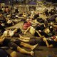 Demonstranten Hongkong weigeren te vertrekken