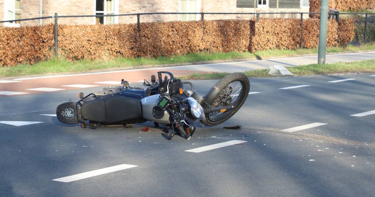 Motorrijder gewond door aanrijding in Schijndel.