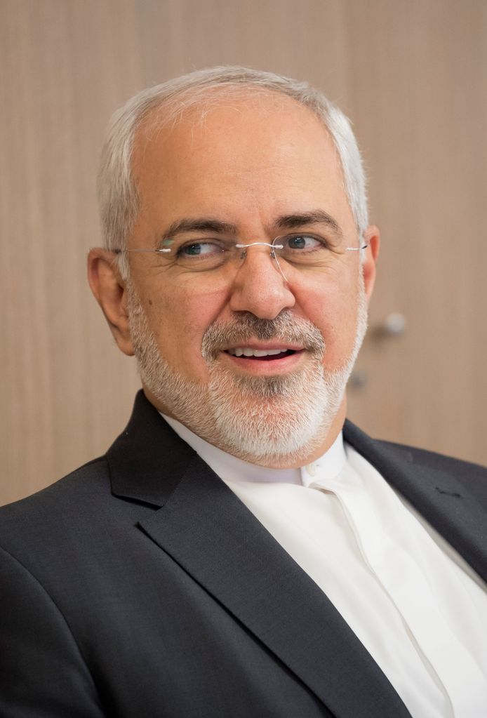 De Iraanse minister van Buitenlandse Zaken Mohammad Javad Zarif Khonsari.