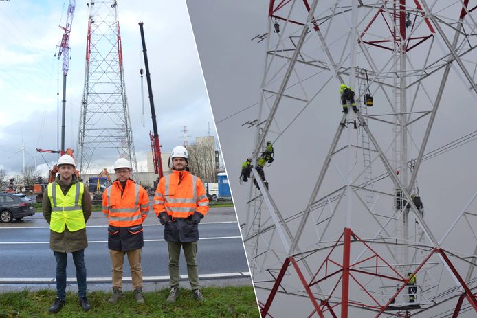 REPORTAGE. Op werfbezoek tussen de hoogspanningsmasten in Waaslandhaven ...