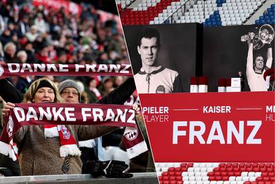 KIJK. Bayern München eert Franz Beckenbauer tijdens herdenkingsdienst in goedgevulde Allianz Arena