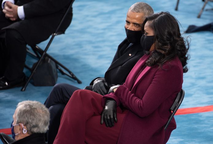 Barack en Michelle Obama.