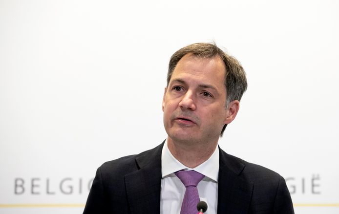 Premier Alexander De Croo (Open Vld).