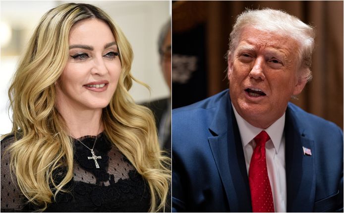 Madonna wees een date met Donald Trump af.