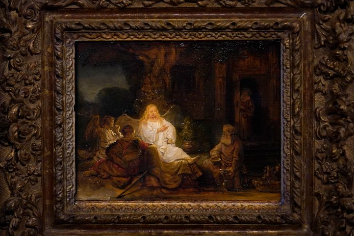 ‘Abraham en de Engelen’ van Rembrandt van Rijn.