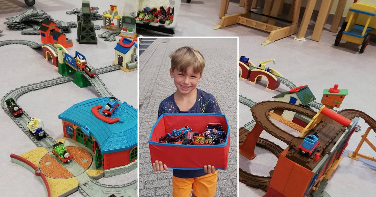 Prijs Gorgelen subtiel Jesper speelde niet meer met zijn Thomas de Trein-speelgoed, dus gaf hij  het aan Rijnstate | Arnhem | gelderlander.nl