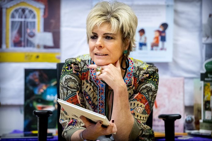 Prinses Laurentien tijdens het Voorleesontbijt twee jaar geleden (foto ter illustratie). ANP ROYAL IMAGES PATRICK VAN KATWIJK