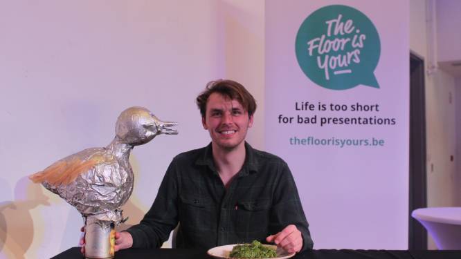 Inagro ’s onderzoeker Reindert Devlamynck wint Wetenschapsbattle met presentatie rond eendenkroos als voedingsmiddel
