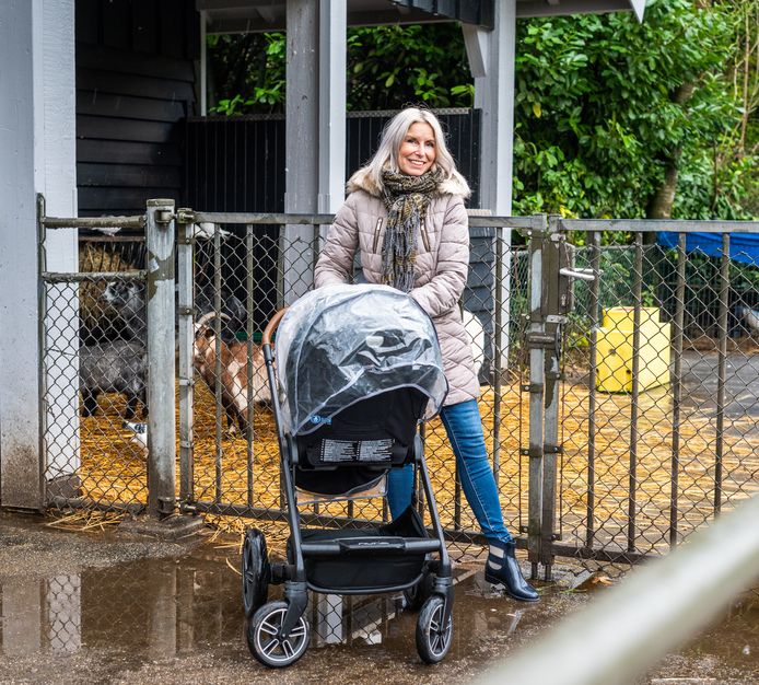 Lisette Mabrouki (50) hoopte voor haar vijftigste oma te worden en dat is gelukt. Ze gaat graag naar het Wantijpark met haar kleindochter.