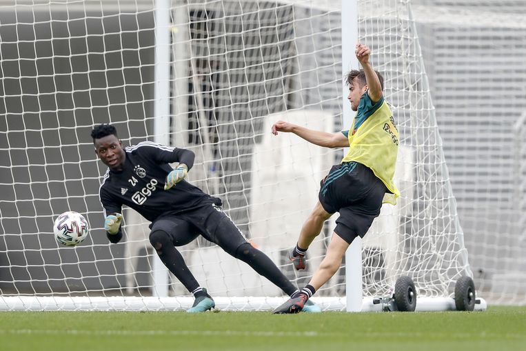 Ook Onana lijkt te vlassen op een transfer voor 6 oktober.  Beeld ANP Sport