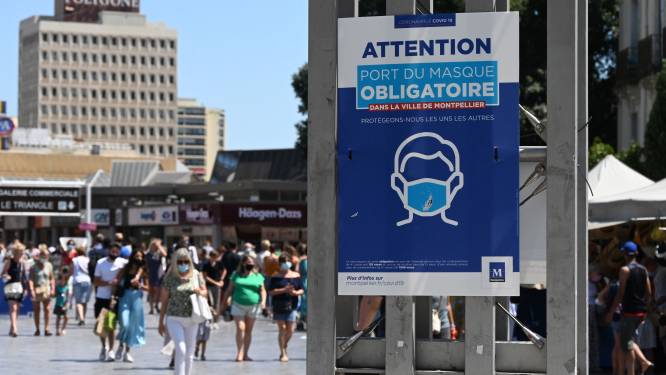 Verscheidene regio's in Frankrijk verplichten opnieuw dragen van mondmasker in buitenlucht