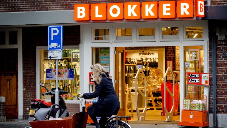 Het filiaal van Blokker aan de Maasstraat Beeld anp