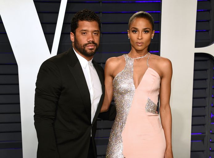 Russell Wilson en Ciara.