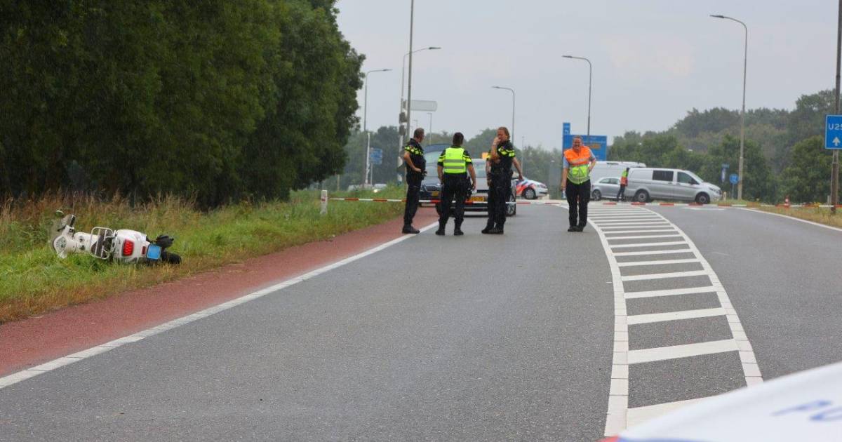 Man overlijdt aan verwondingen na ongeval met scooter.