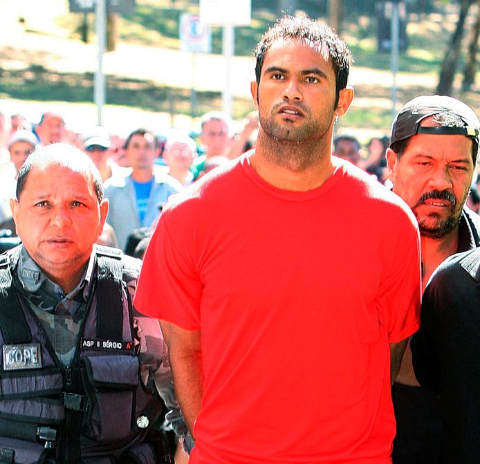 Bruno Fernandes bij zijn arrestatie in 2010.