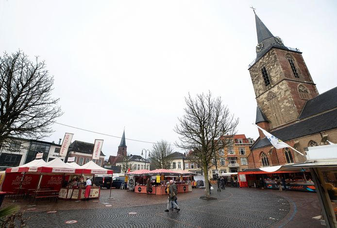 De markt in Winterswijk.