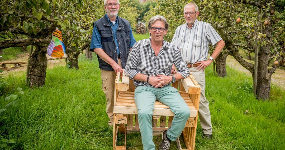Vrijwilligers ontwerpen unieke stoel van pallets Zoetermeer AD.nl