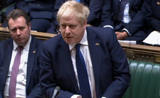 De Britse premier Boris Johnson verklaarde alles te doen wat kan totdat de Russische president Poetin "faalt."