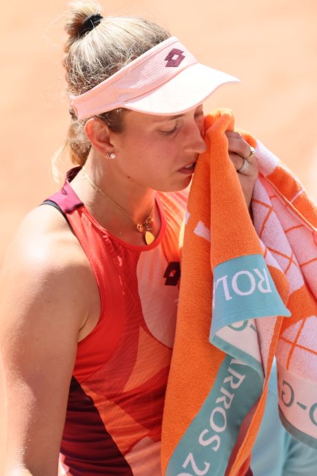 Fin de parcours: renversée par Pavlyuchenkova, Elise Mertens ne verra pas les quarts de finale de Roland-Garros