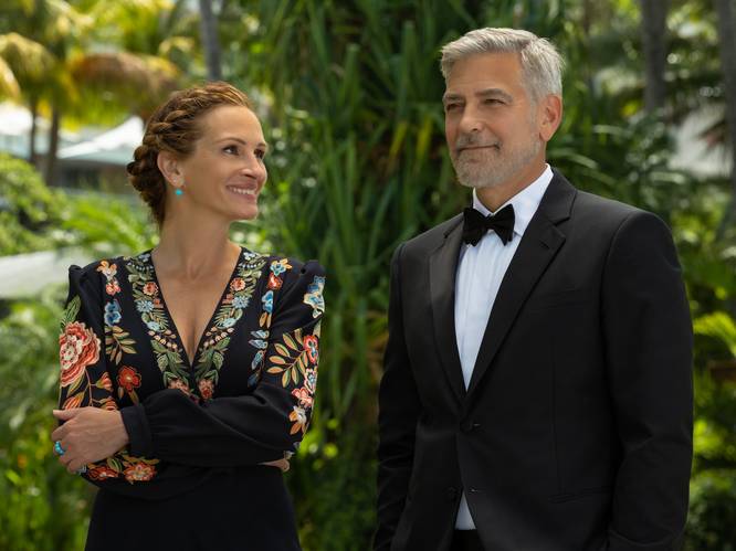 George Clooney wilde Julia Roberts niet zoenen met zijn kinderen op de set