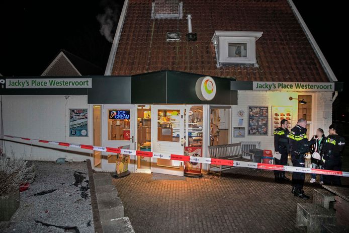 Cafetaria Jacky's Place in Westervoort is overvallen. Archieffoto.