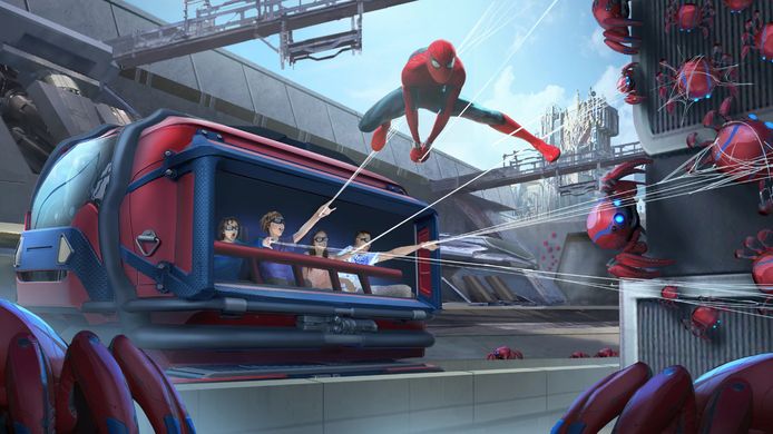 Disneyland Paris krijgt een darkride rond Spider-Man.