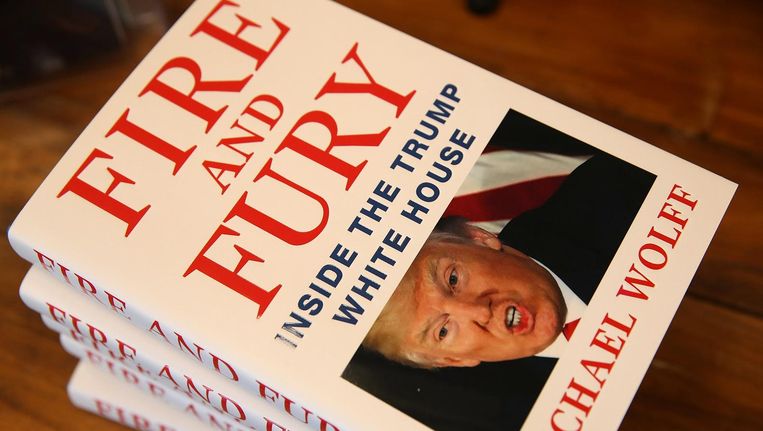 Michael Wolffs onthullende Trump-boek, Fire and Fury. Beeld afp